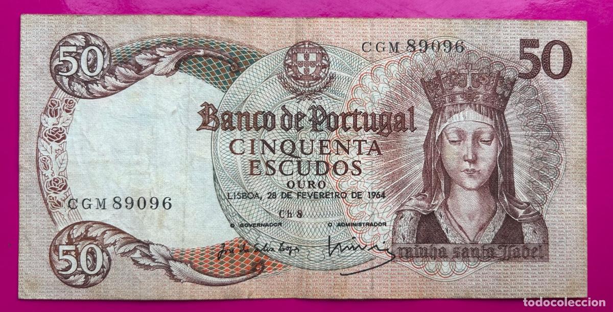 Billetes extranjeros: Portugal - 50 Escudos 1964 CGM 89096 BC