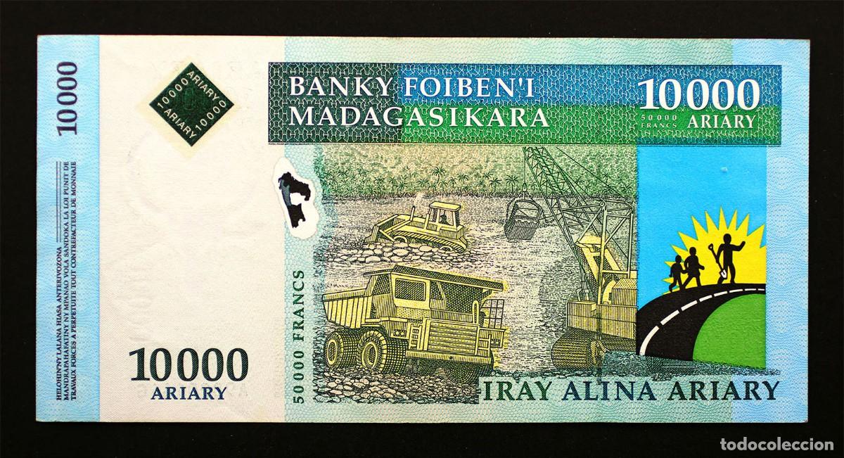 Billetes extranjeros: SC-Madagascar. 1000 Ariary. (2007-2015) EBC+/XF+.