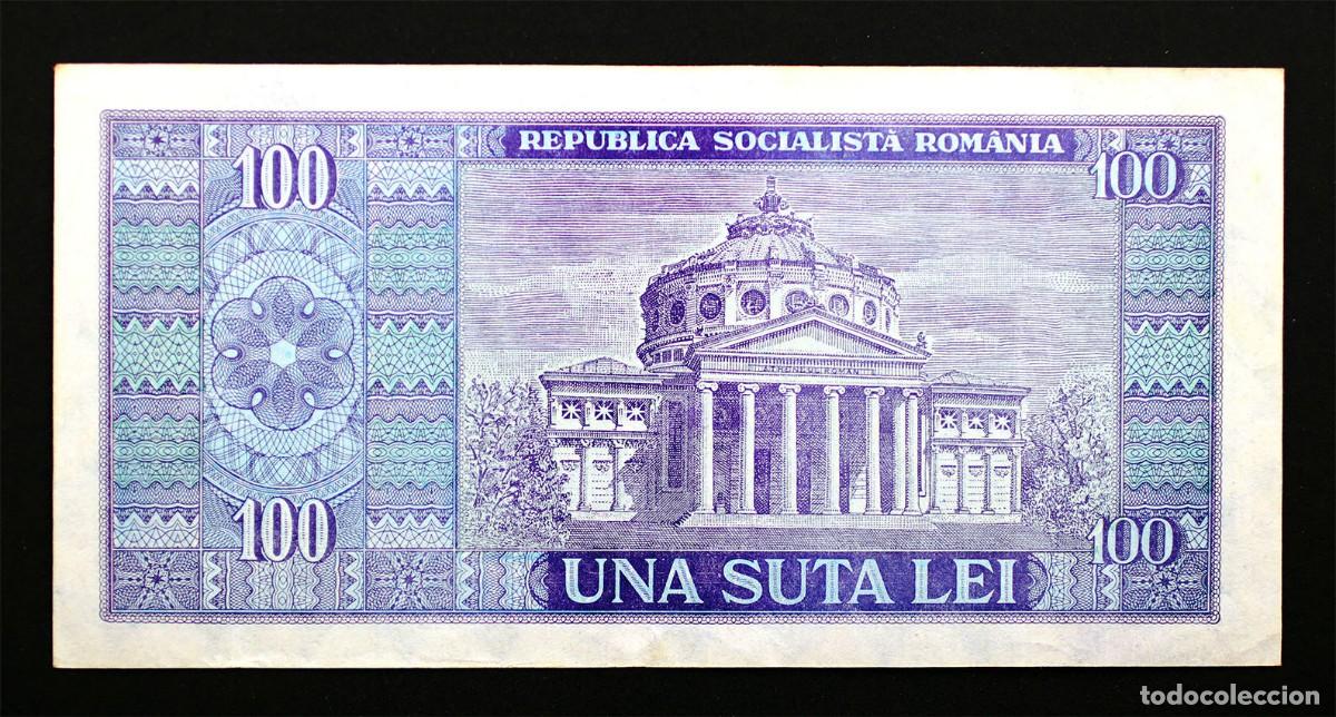 Billetes extranjeros: SC-Rumania. 100 Lei. 1966. EBC+/EBC+ - Foto 2