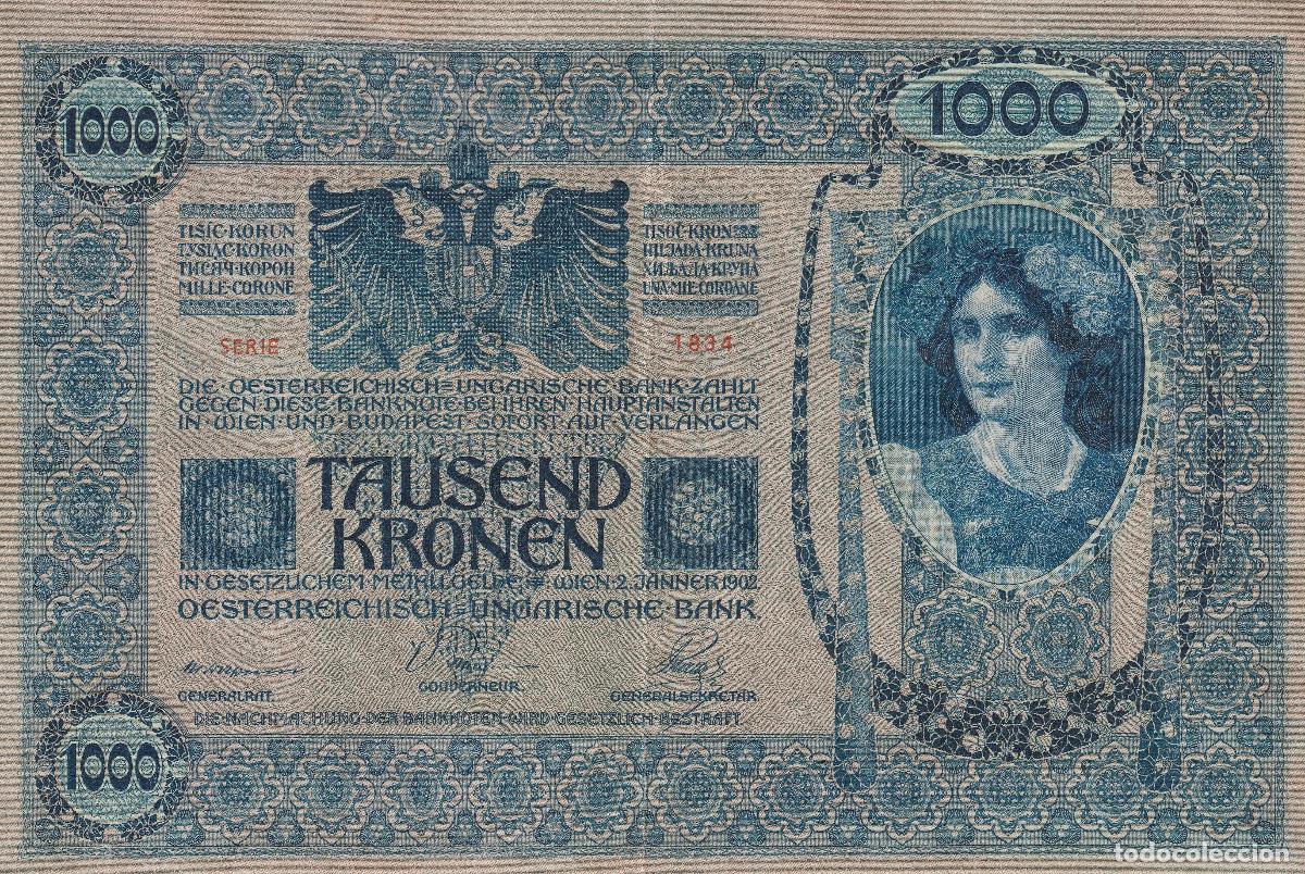 Billetes extranjeros: BILLETE DE 1000 CORONAS (TAUSEND KRONEN) DE 1902
