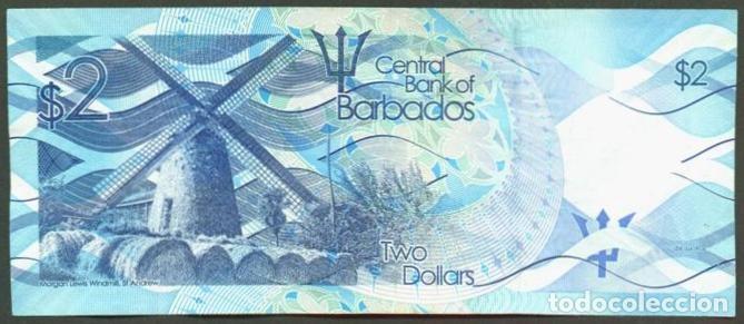 Billetes extranjeros: BARBADOS. 2 $ 30.10.2017. - Foto 2