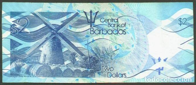 Billetes extranjeros: BARBADOS. 2 $ 30.10.2017. - Foto 2
