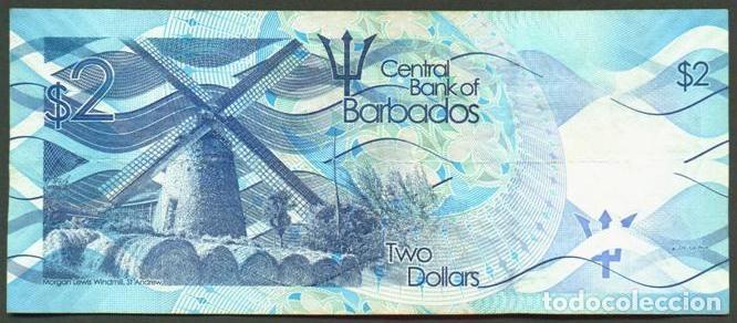 Billetes extranjeros: BARBADOS. 2 $ 30.10.2017. - Foto 2