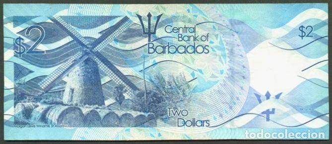 Billetes extranjeros: BARBADOS. 2 $ 15.12.2016. - Foto 2