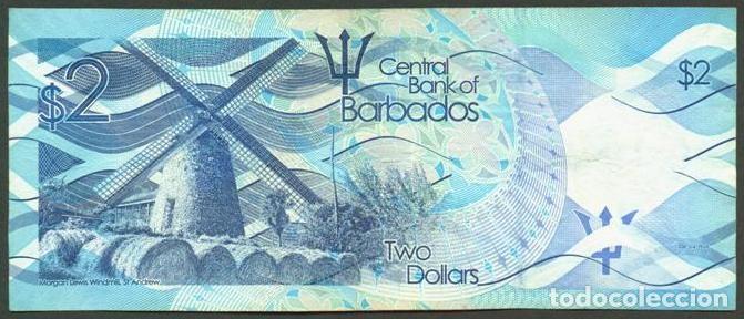 Billetes extranjeros: BARBADOS. 2 $ 15.12.2016. - Foto 2
