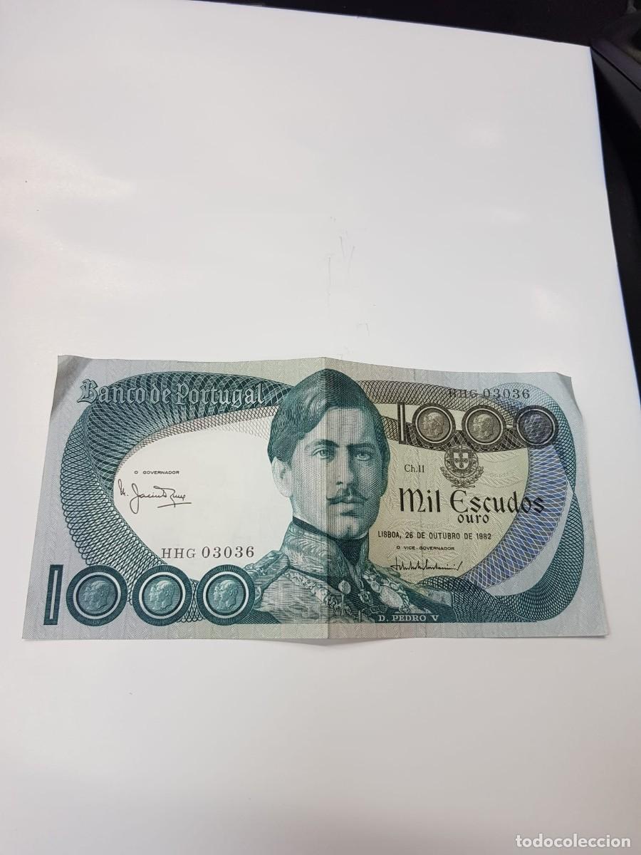 Billetes extranjeros: PORTUGAL-1000 ESCUDOS-1982