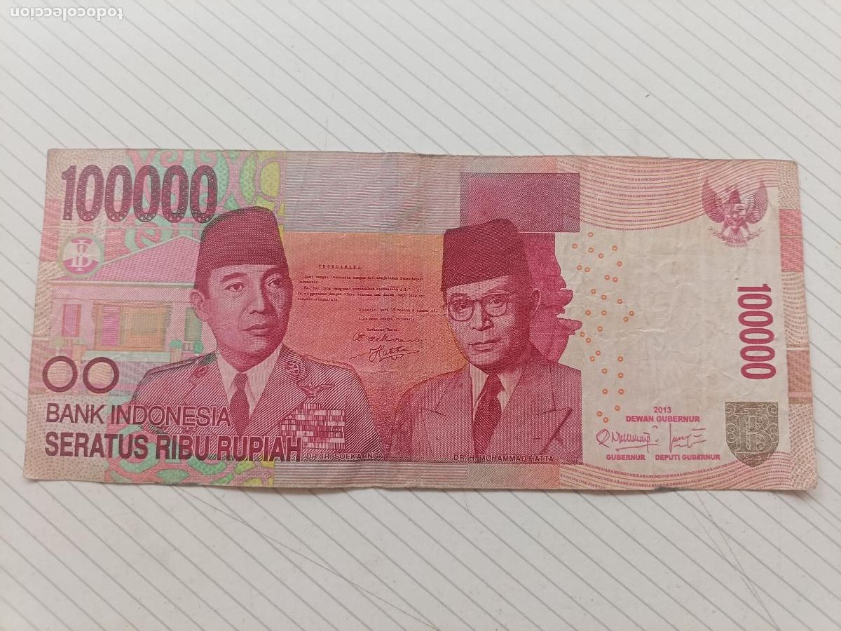 Billetes extranjeros: INDONESIA - 100000 RUPIAS 2013