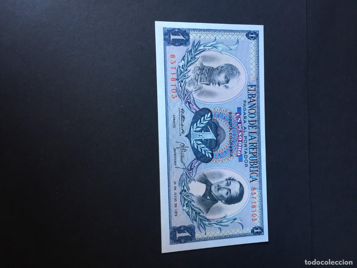 Billetes extranjeros: BILLETE DE 1 PESO ORO SC DE COLOMBIA A&Ntilde;O 1972- EL DE LAS FOTOS VER TODOS MIS LOTES DE BILLETES