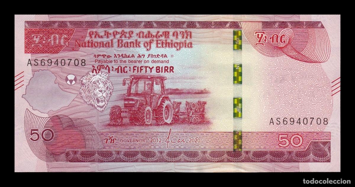 Billetes extranjeros: Etiop&iacute;a 50 Birr 2020 Pick 56 Sc Unc