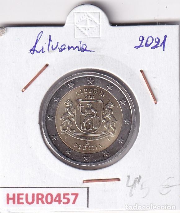 Billetes extranjeros: HEUR0457 MONEDA LITUANIA 2 EUROS 2021 (Dz&uuml;kija)