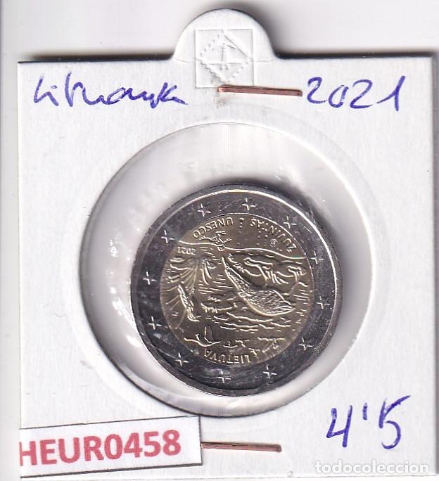 Billetes extranjeros: HEUR0458 MONEDA LITUANIA 2 EUROS 2021 (Reservas naturales)
