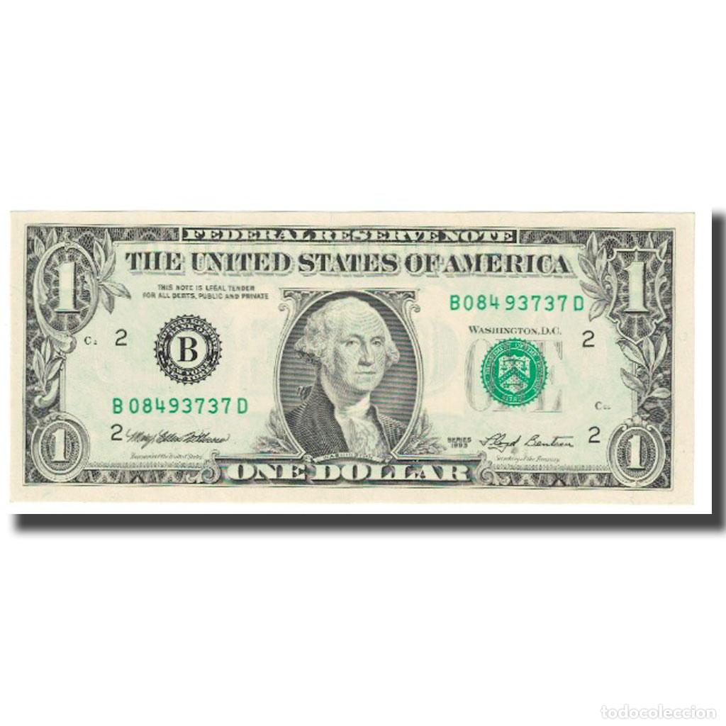 Billetes extranjeros: [#173177] Billete, One Dollar, 1993, Estados Unidos, KM:4013, SC