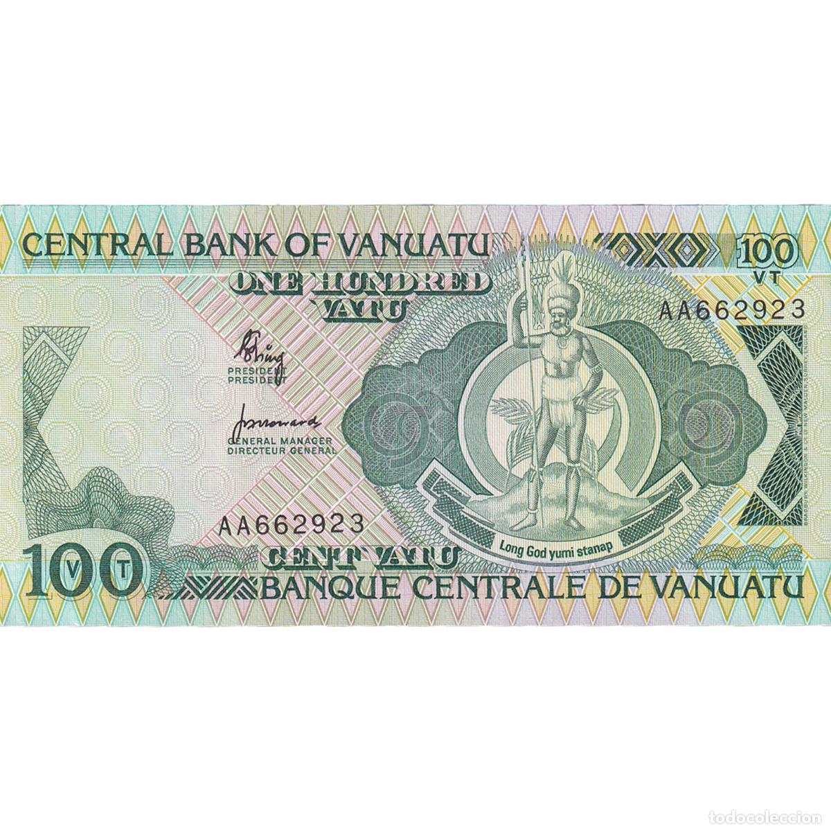 Billetes extranjeros: [#809960] Billete, 100 Vatu, Undated (1982), Vanuatu, KM:1a, UNC