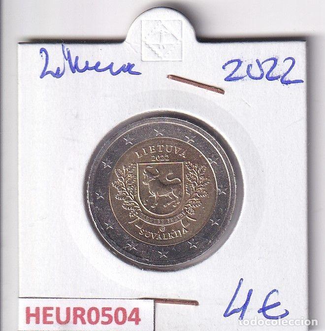 Billetes extranjeros: HEUR0504 MONEDA LITUANIA 2 EUROS 2022 (Suvalkija)