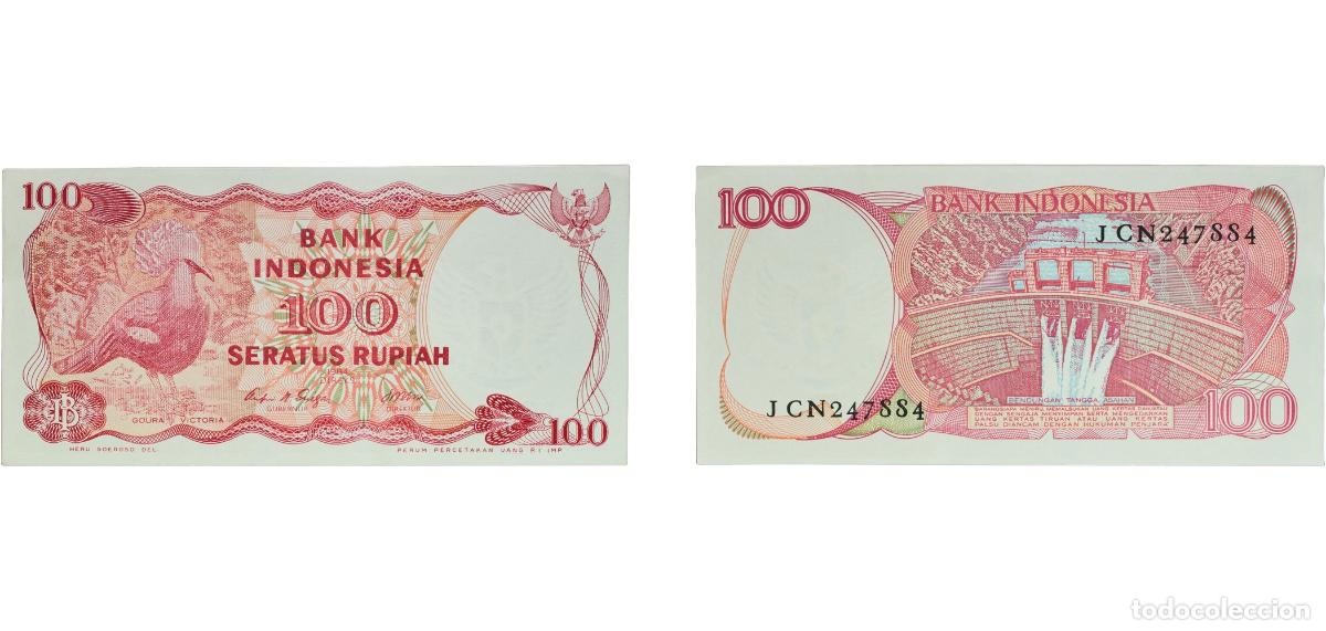 Billetes extranjeros: Indonesia Republic 1984 100 Rupiah (Bank Indonesia) Paper UNC P 122