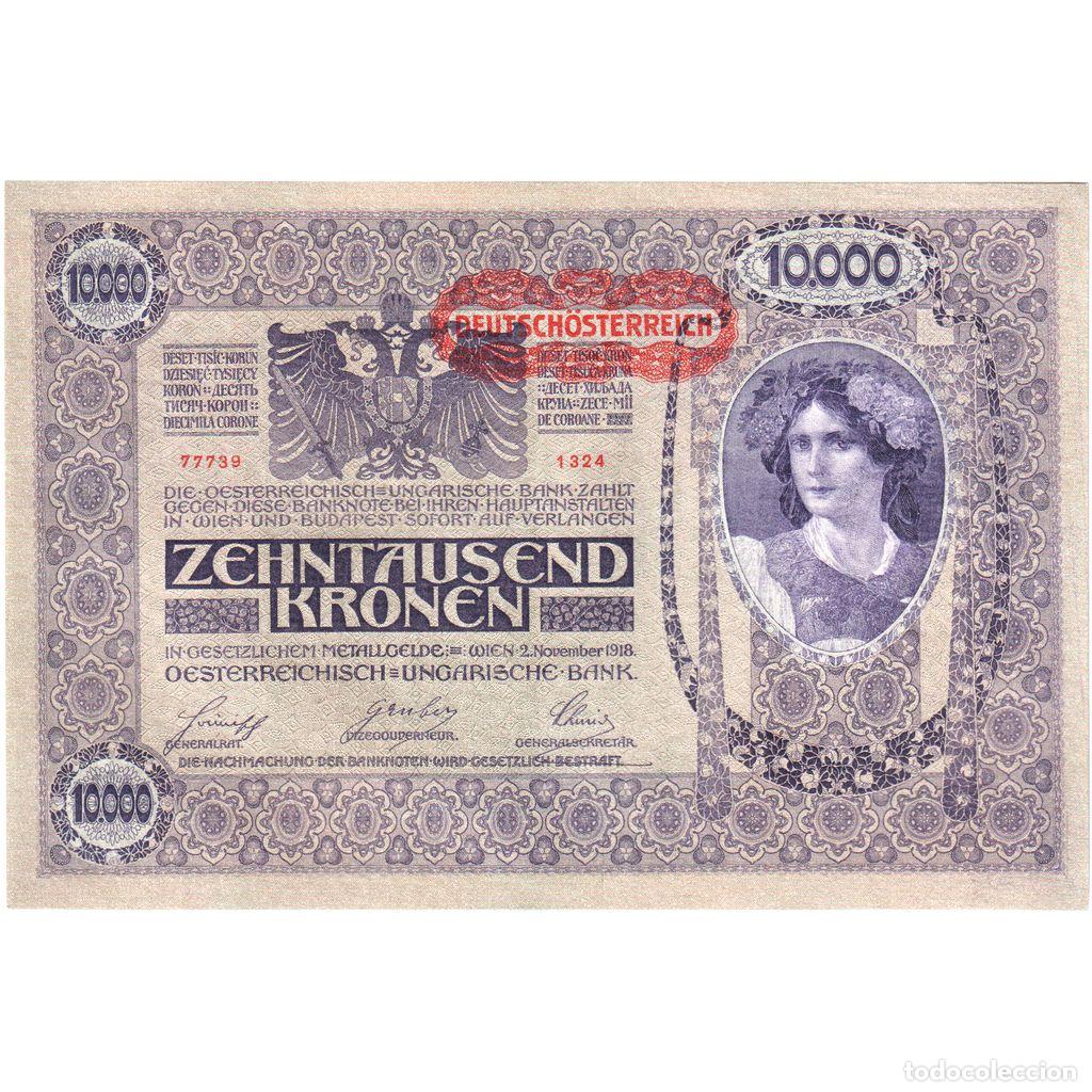 Billetes extranjeros: [#1234202] Austria, 10,000 Kronen, 1918-11-02, UNC