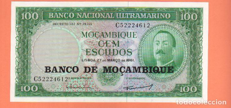 Billetes extranjeros: BILLETE DE 100 ESCUDOS SC DE MOZAMBIQUE A&Ntilde;O 1961 - VER LAS FOTOS MIRAR TODOS MIS LOTES DE BILLETES