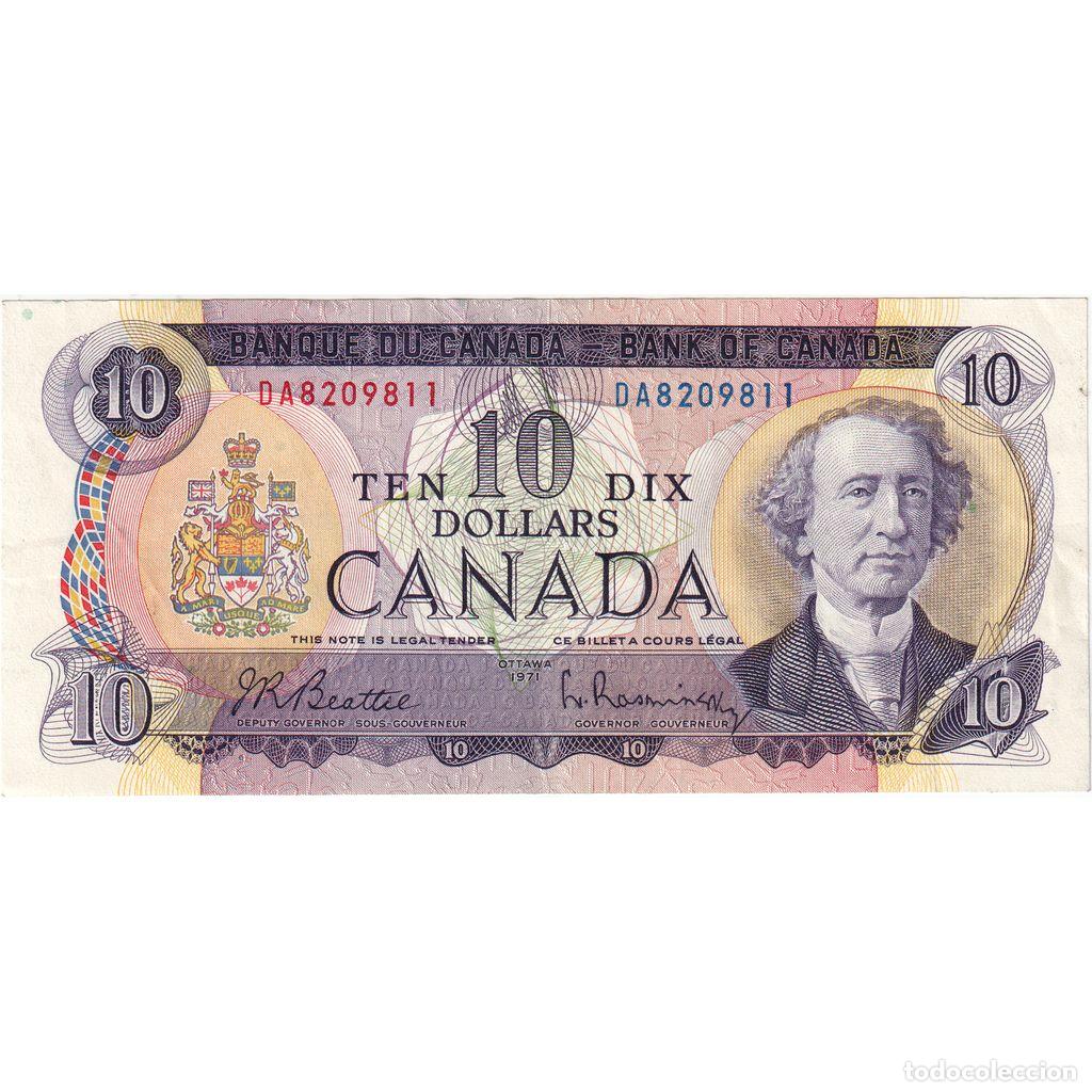 Billetes extranjeros: [#1515724] Canad&aacute;, 10 Dollars, MBC