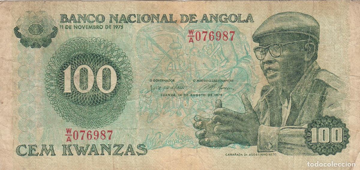 Billetes extranjeros: CRBX2506 BILLETE ANGOLA 100 KWANZAS USADO