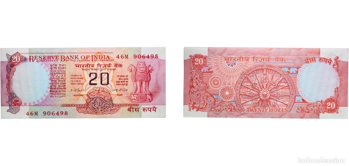 Billetes extranjeros: India Republic ND (1977-1982) 20 Rupees Paper UNC P 82