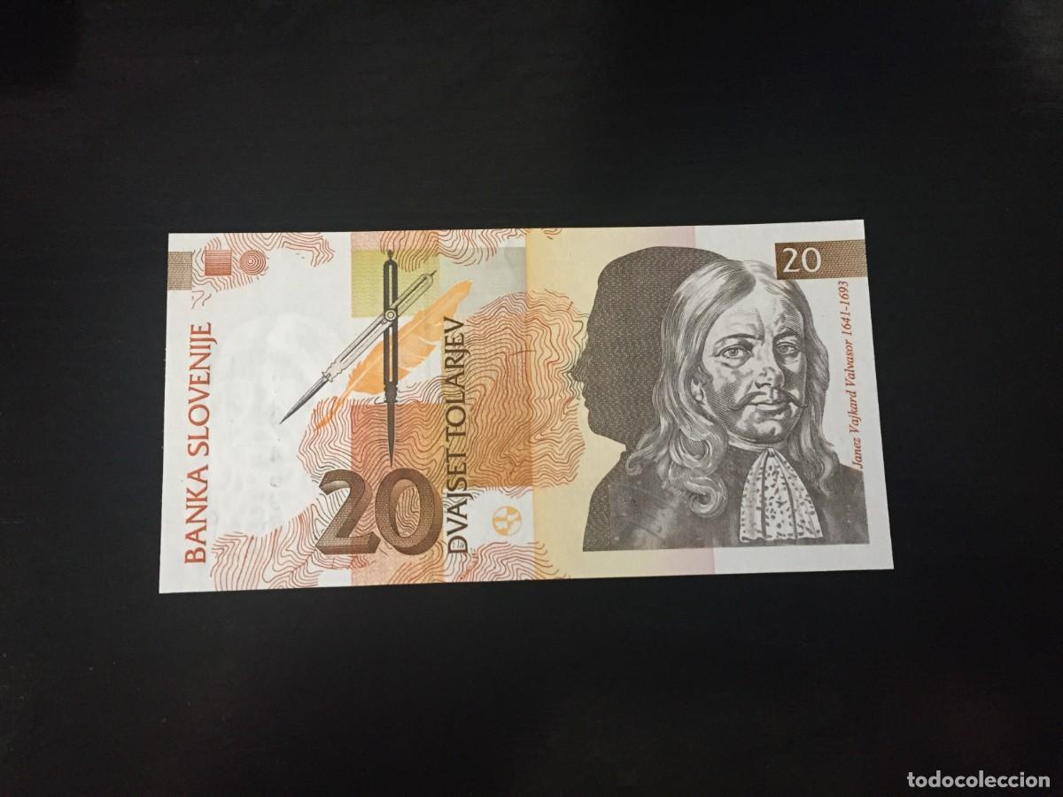 Billetes extranjeros: BILLETE DE 20 TOLARJEV SC DE ESLOVENIA A&Ntilde;O 1992 - VER LAS FOTOS MIRAR TODOS MIS LOTES DE BILLETES