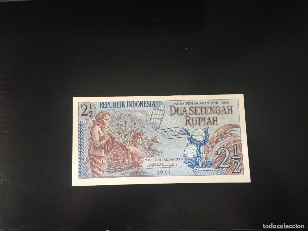 Billetes extranjeros: BILLETE DE 2 1/2 RUPIAS SC DE INDONESIA A&Ntilde;O 1961- VER LAS FOTOS MIRAR TODOS MIS LOTES DE BILLETES