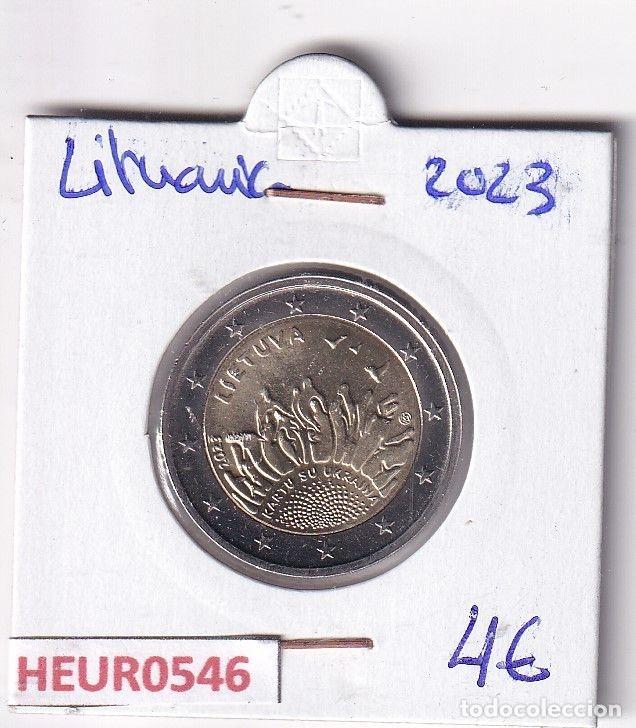 Billetes extranjeros: HEUR0546 MONEDA LITUANIA 2 EUROS 2023 (Juntos con Ucrania)