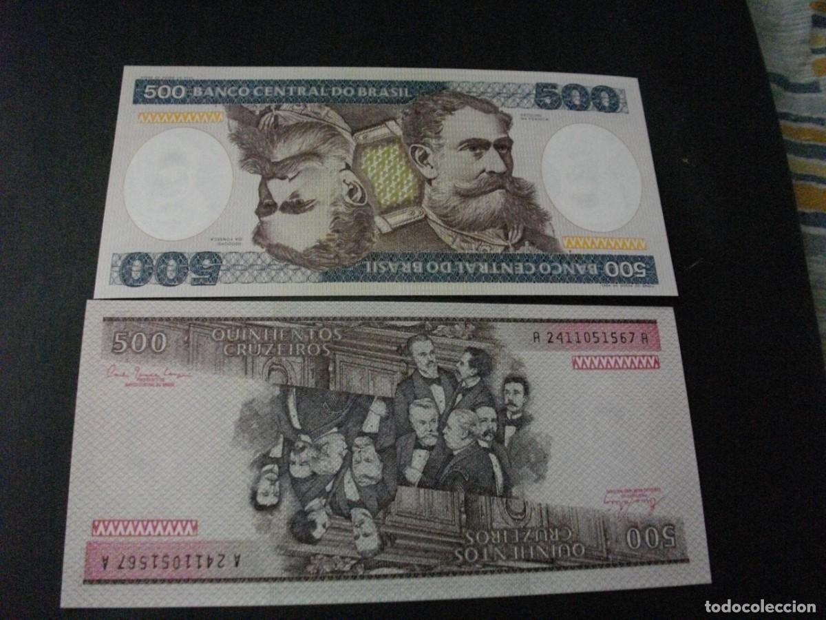 Billetes extranjeros: BILLETE DE 500 CRUZEIROS SC DE BRASIL - VER LAS FOTOS MIRAR TODOS MIS LOTES DE BILLETES