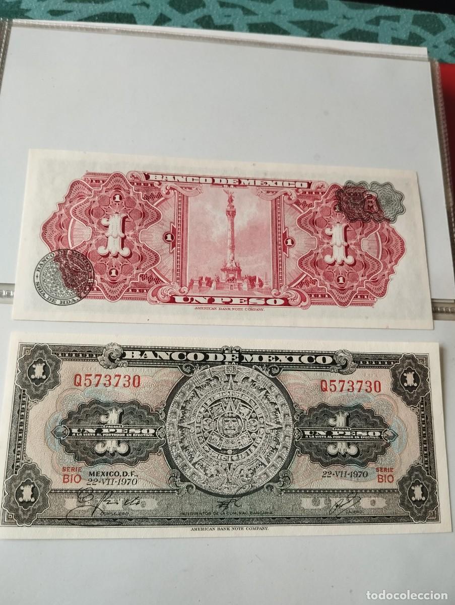 Billetes extranjeros: BILLETE DE 1 PESO SC DE M&Eacute;XICO A&Ntilde;O 1970- EL DE LAS FOTOS VER TODOS MIS LOTES DE BILLETES