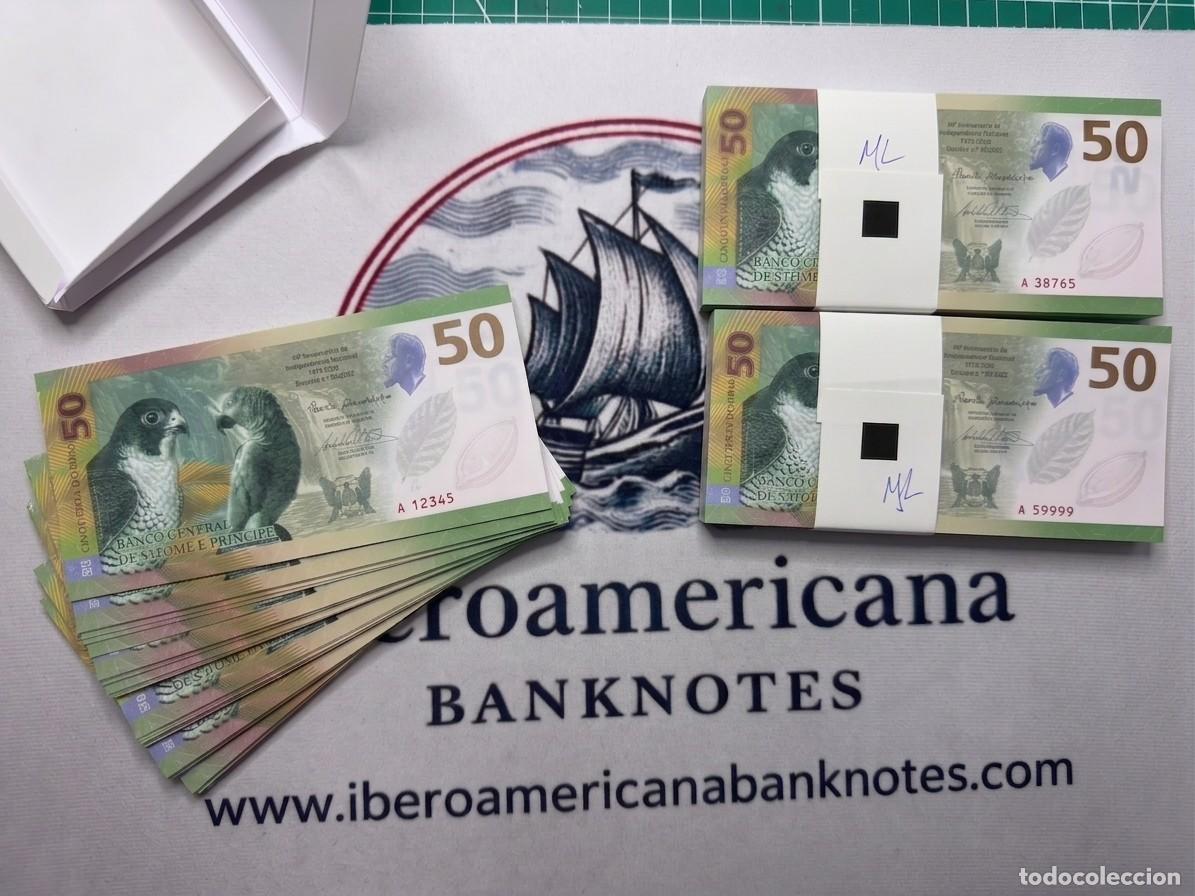 Billetes extranjeros: Billete 50 dobras 2026 Sao Tome Santo Tom&eacute; UNC