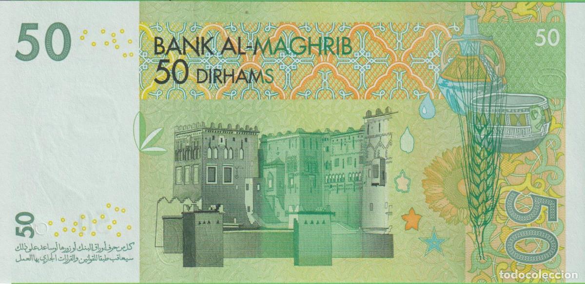 Billetes extranjeros: BILLETES - MOROCCO-MARRUECOS 50 DIRHAMS 2002 PICK-69a (SC) - Foto 2