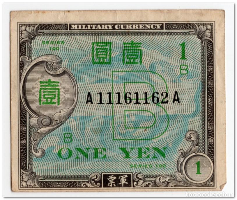 Billetes extranjeros: JAPAN,1 YEN,1945,P.67a,VF
