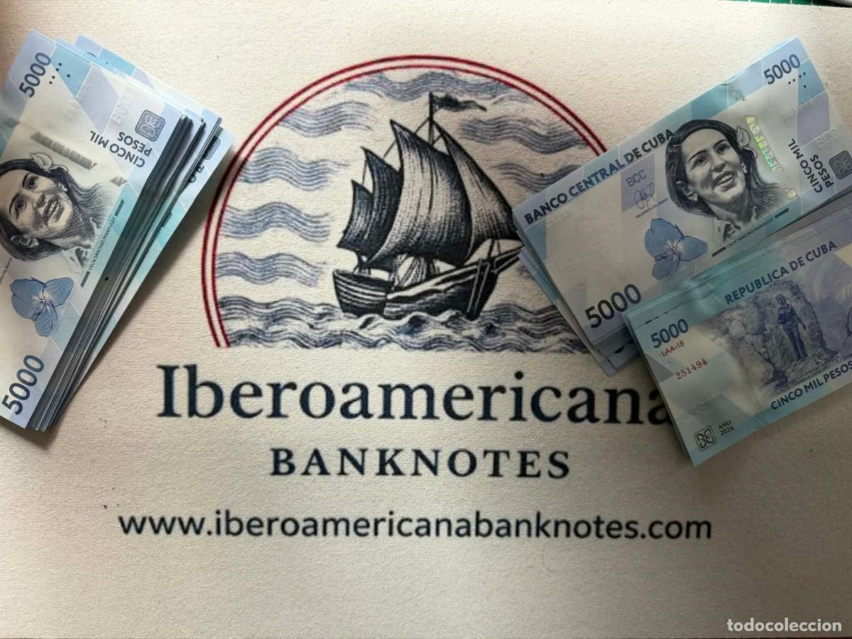 Billetes extranjeros: Billete 5000 pesos Cuba 2026 UNC