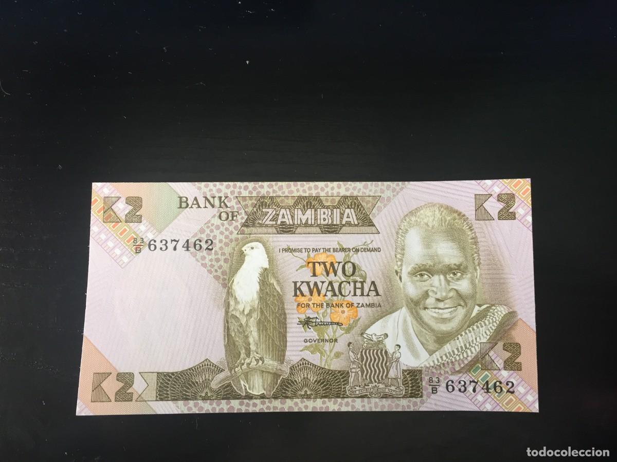 Billetes extranjeros: BILLETE DE 2 KWACHAS SC DE ZAMBIA - EL DE LAS FOTOS VER TODOS MIS LOTES DE BILLETES