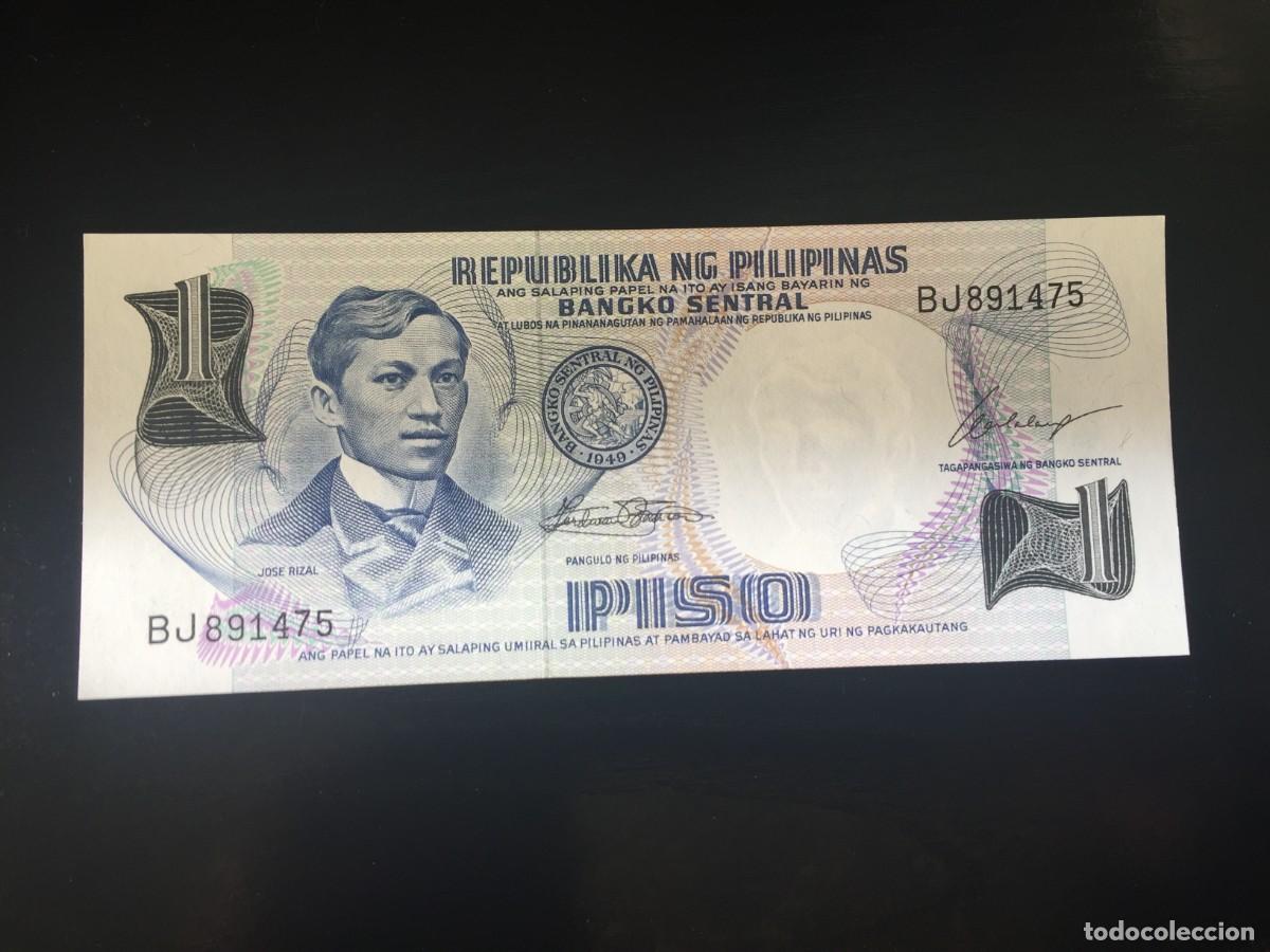 Billetes extranjeros: BILLETE DE 1 PISO SC DE FILIPINAS - EL DE LAS FOTOS VER TODOS MIS LOTES DE BILLETES