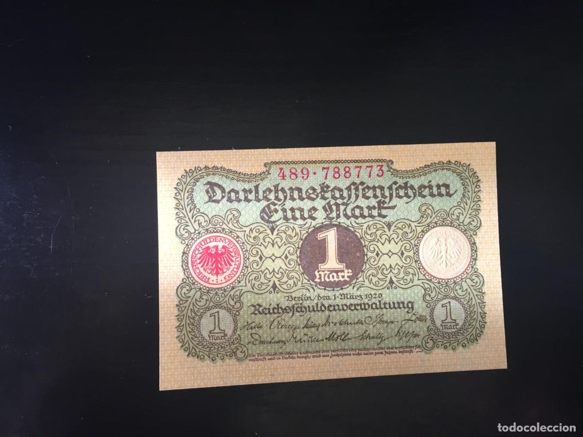Billetes extranjeros: BILLETE DE 1 MARCO SC DE ALEMANIA A&Ntilde;O 1920 - EL DE LAS FOTOS VER TODOS MIS LOTES DE BILLETES