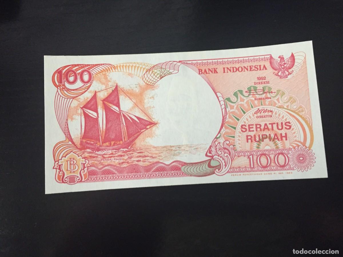 Billetes extranjeros: BILLETE DE 100 RUPIAS SC DE INDONESIA A&Ntilde;O 1992 - EL DE LAS FOTOS VER TODOS MIS LOTES DE BILLETES