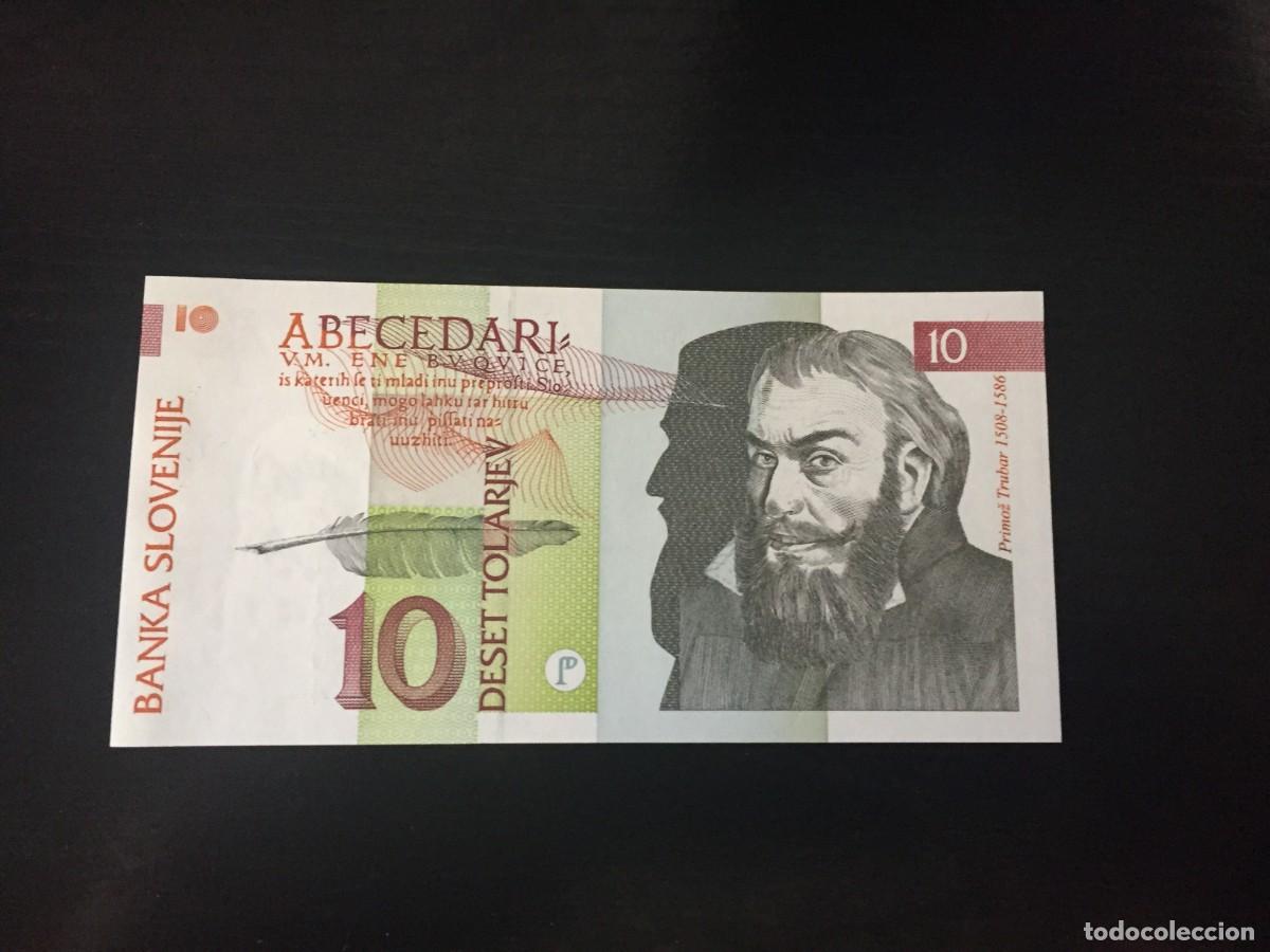 Billetes extranjeros: BILLETE DE 10 TOLARES SC DE ESLOVENIA A&Ntilde;O 1992 - EL DE LAS FOTOS VER TODOS MIS LOTES DE BILLETES