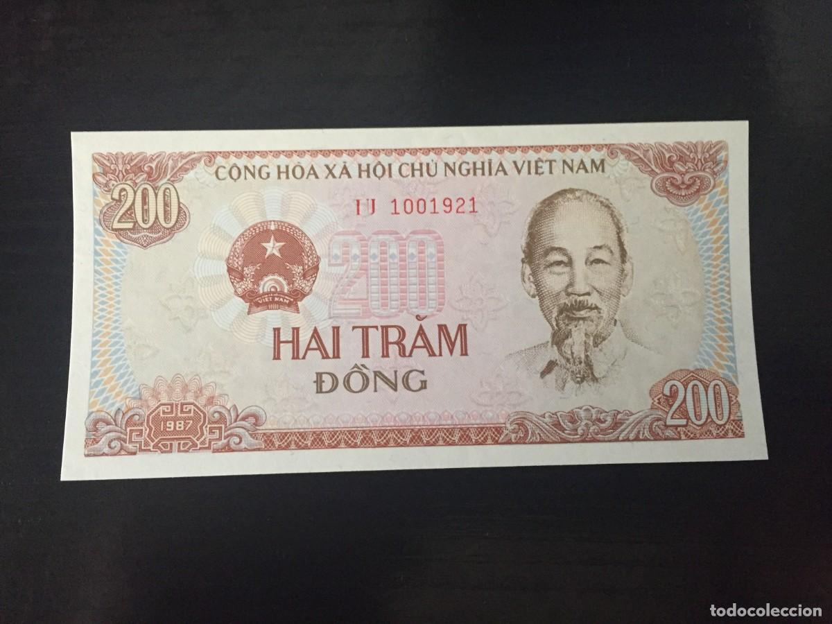 Billetes extranjeros: BILLETE DE 200 DONG SC DE VIET NAM A&Ntilde;O 1987 - EL DE LAS FOTOS VER TODOS MIS LOTES DE BILLETES