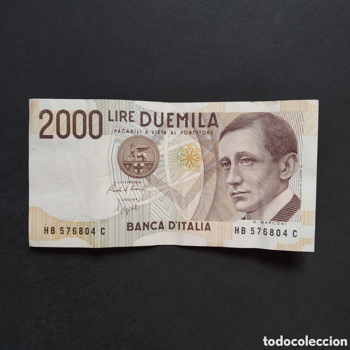 Billetes extranjeros: BILLETE - ITALIA 2000 LIRAS 1990 (VER FIRMAS)
