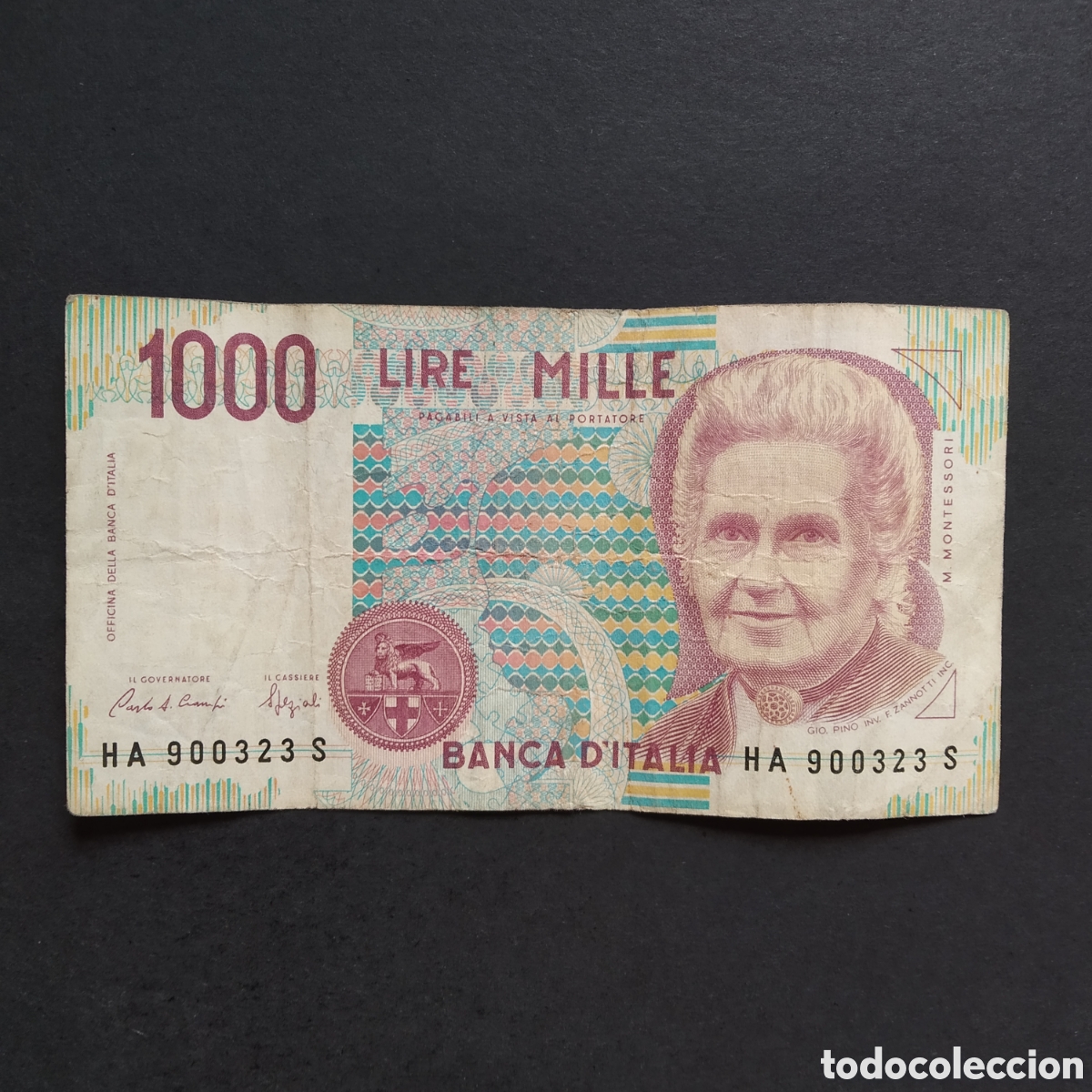 Billetes extranjeros: BILLETE - ITALIA 1000 LIRAS 1990 (VER FIRMAS)