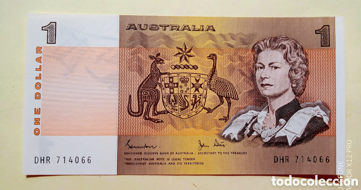 Billetes extranjeros: Australia - 1 dolar 1983 DHR 714066 Sc