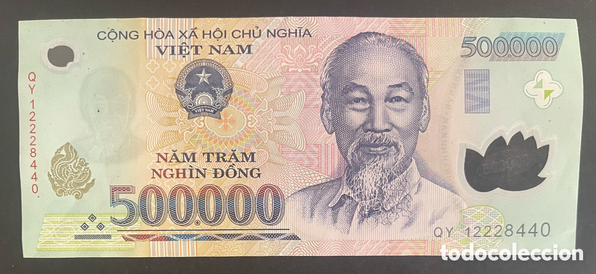 Billetes extranjeros: CMC VIETNAM 500000 DONG 2012 PICK 124-I EBC