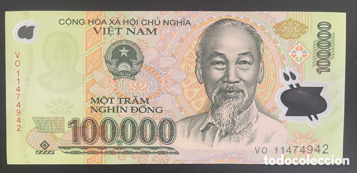 Billetes extranjeros: CMC VIETNAM 100000 DONG 2011 PICK 122-H SC