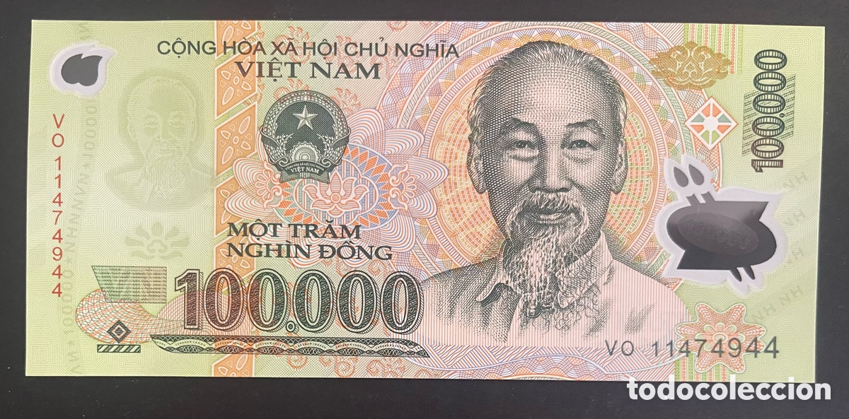 Billetes extranjeros: CMC VIETNAM 100000 DONG 2011 PICK 122-H SC