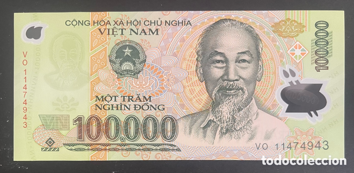 Billetes extranjeros: CMC VIETNAM 100000 DONG 2011 PICK 122-H SC