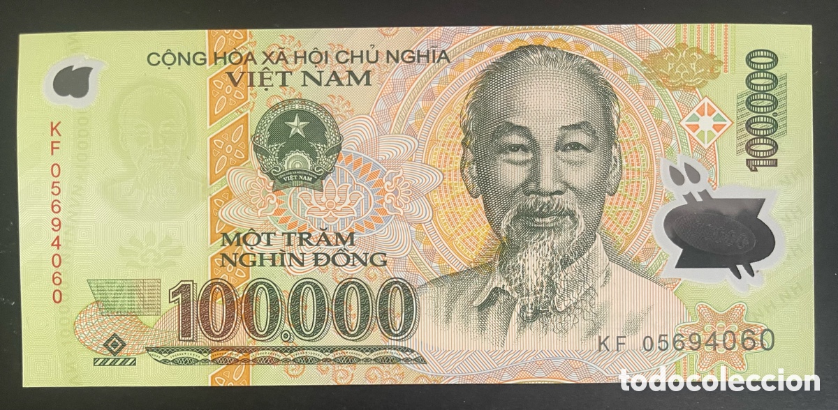 Billetes extranjeros: CMC VIETNAM 100000 DONG 2005 PICK 122-B SC