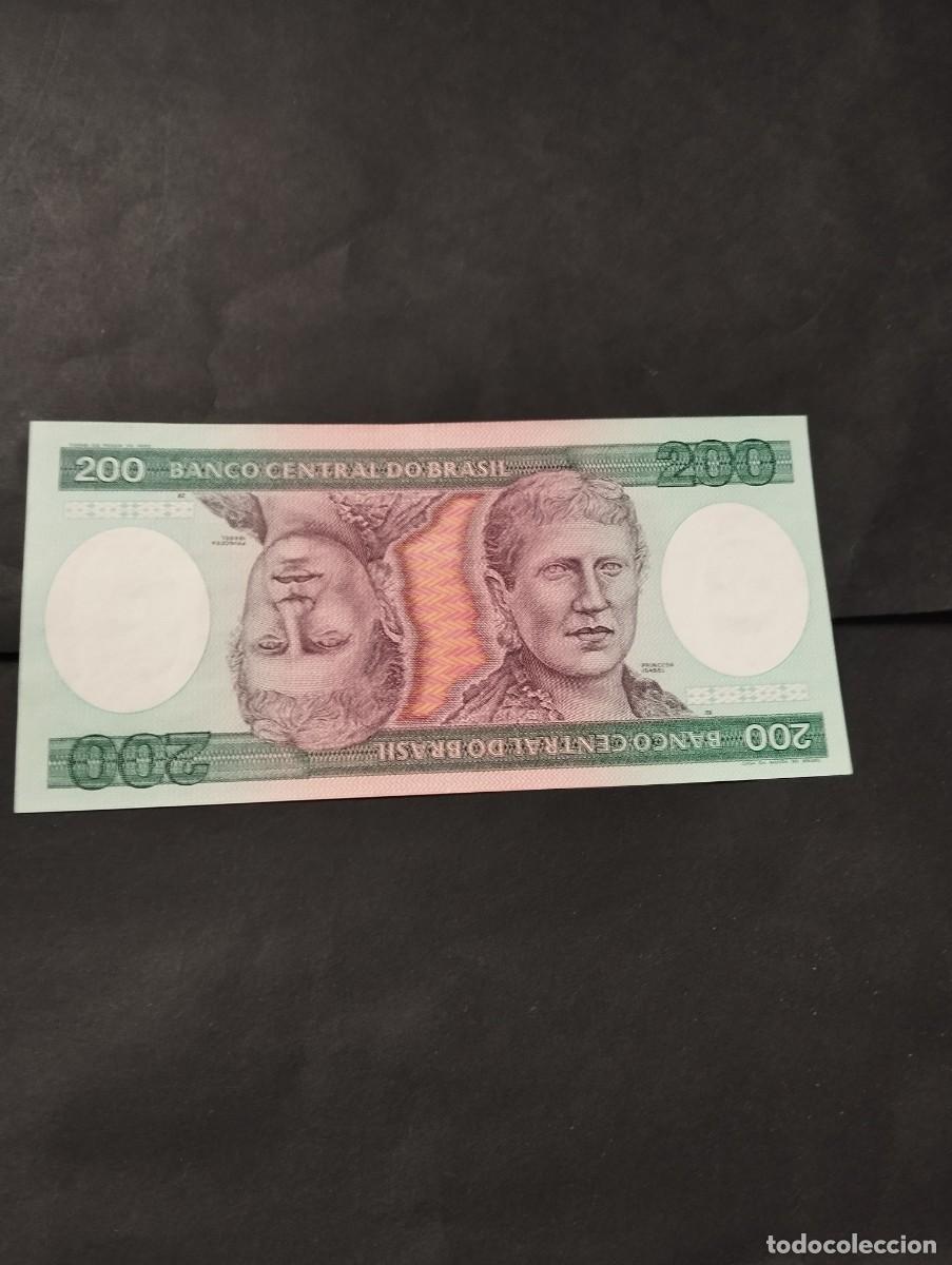 Billetes extranjeros: BILLETE DE 200 CRUZEIROS SC DE BRASIL -EL DE LAS FOTOS VER TODOS MIS LOTES DE BILLETES