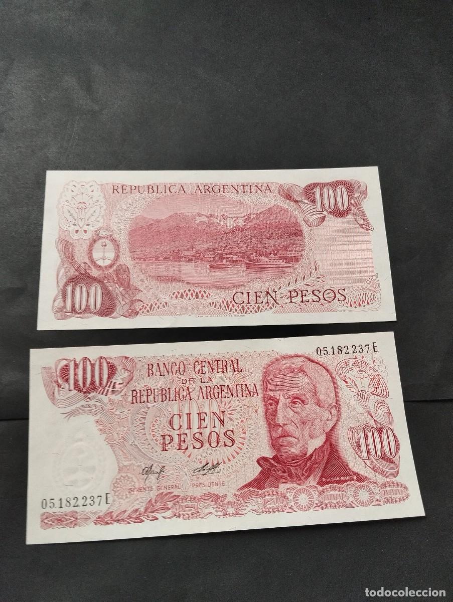Billetes extranjeros: BILLETE DE 100 PESOS SC DE ARGENTINA EL DE LAS FOTOS VER TODOS MIS LOTES DE BILLETES