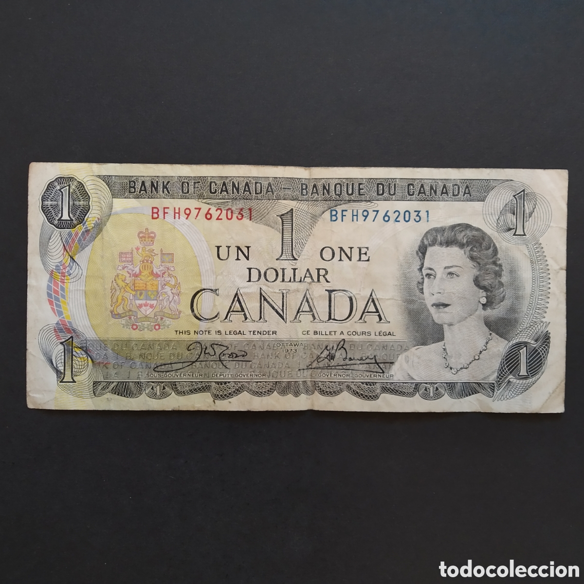 Billetes extranjeros: BILLETE - CANADA 1 DOLLAR 1973 (P-85c) (BFH9762031)